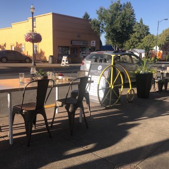 Craft Bar West - Seating out front - Cocktail Bars Near Me - Monmouth, Oregon Craft Bar West - Seating out front - Cocktail Bars Near Me - Monmouth, Oregon