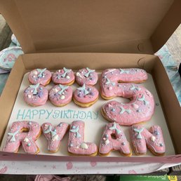 Personalized Birthday Donuts Personalized Birthday Donuts