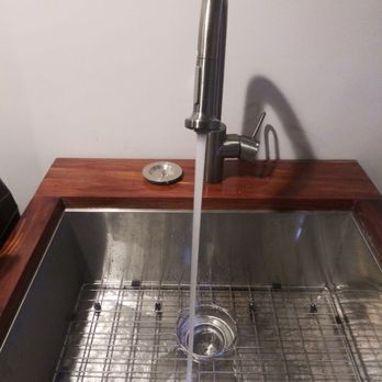 HomeTech Plumbing & Drain - New slop sink install on custom wood work - Plumbing Near Me HomeTech Plumbing & Drain - New slop sink install on custom wood work - Plumbing Near Me