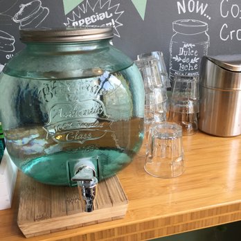 Melly's Cookie Bar - Loved this cool water dispenser and yes, FREE TAP WATER for customers. Hard to find in most of Europe. - Bakeries Near Me - Amsterdam, New Hampshire