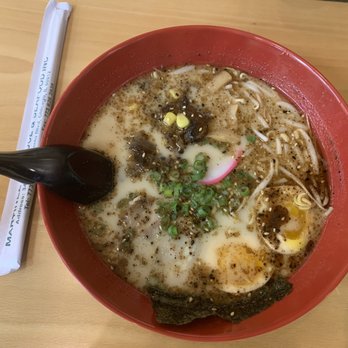 Fusion Poke - Black Garlic Tonkotsu ramen bowl - Poke Near Me - Milwaukee, Wisconsin