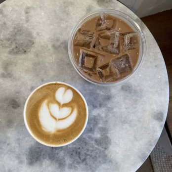 Succulent Coffee Roasters - Cappuccino and iced latte - Coffee & Tea Near Me - Laguna Beach, California