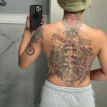 Kutthroat Tattoo - Excluding the sunmoon and font pieces. - Tattoo Near Me - San Diego, California Kutthroat Tattoo - Excluding the sunmoon and font pieces. - Tattoo Near Me - San Diego, California