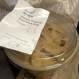 Banana pudding best drink ever
