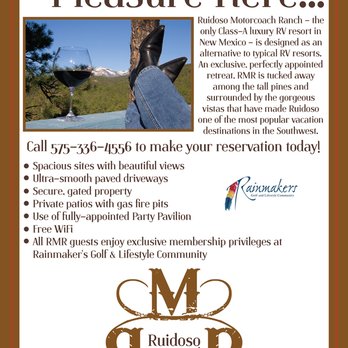Ruidoso Motorcoach Ranch - RV Parks Near Me - Alto, New Mexico Ruidoso Motorcoach Ranch - RV Parks Near Me - Alto, New Mexico