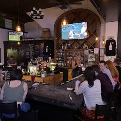 The Whiskey Room - One bartender  She's doing awesome