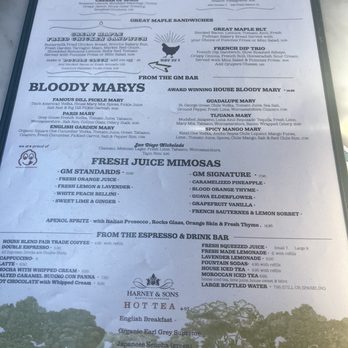 Great Maple San Diego - Menu-January 2025 - Breakfast & Brunch Near Me - San Diego, California