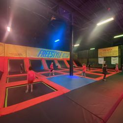 Urban Air Trampoline and Adventure Park - Main trampoline area.