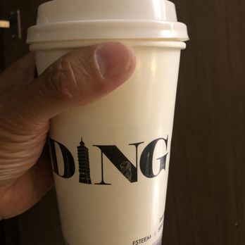 Ding Tea - Hawthorne - Hot Drink that was double cupped and came with a sleeve (took off to show name on the cup) - Bubble Tea Near Me - Hawthorne, California Ding Tea - Hawthorne - Hot Drink that was double cupped and came with a sleeve (took off to show name on the cup) - Bubble Tea Near Me - Hawthorne, California