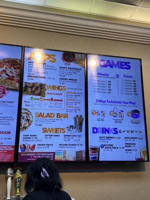 Menu photo 1 Chuck E. Cheese Fresno, CA