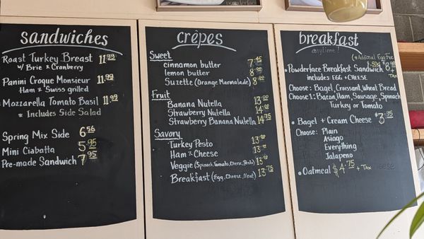 Menu photo 1 Powderface Oakland, CA