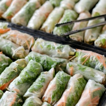 Lotus Thai Restaurant - a tray of rolls of vegetables - Thai Near Me - St Thomas, Ontario Lotus Thai Restaurant - a tray of rolls of vegetables - Thai Near Me - St Thomas, Ontario