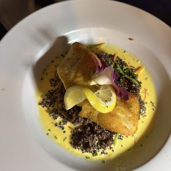 Brasserie Saint Germain - Quinoa and red snapper - French Near Me - Ridgefield, Connecticut Brasserie Saint Germain - Quinoa and red snapper - French Near Me - Ridgefield, Connecticut