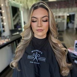 Michele’s Station Square Hair Salon - Have a special event? Let us help you get ready. #hairstyling #makeup by Stylist/MUA Erica.
