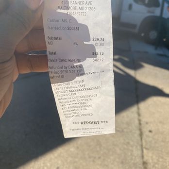 Mackey's Crab House - I did not get the $26.12 that was originally charged after I discovered the erroneous charge of 42.12. - Seafood Near Me - Baltimore, Maryland