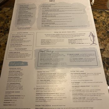 Bonefish Grill - Menu side 2 - Seafood Near Me - Orlando, Florida Bonefish Grill - Menu side 2 - Seafood Near Me - Orlando, Florida