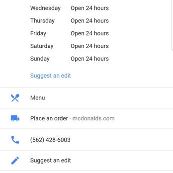 McDonald's - 24 Hours - Fast Food Near Me - Long Beach, California