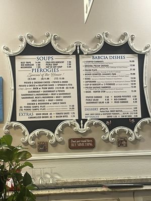 Menu photo 7 Pierogi Village Las Vegas, NV