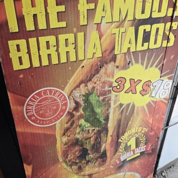 Birria Catrina - Birria taco special 3 for $18 - Mexican Near Me - Toronto, Ontario
