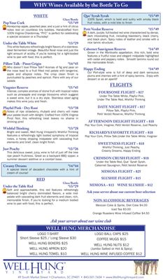 Menu photo 8 Well Hung Vineyard Charleston, SC Menu photo 8 Well Hung Vineyard Charleston, SC