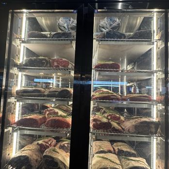 Fusion Pot & Grill - Beef aging in a controlled cooler. - Sushi Bars Near Me - Houston, Texas Fusion Pot & Grill - Beef aging in a controlled cooler. - Sushi Bars Near Me - Houston, Texas
