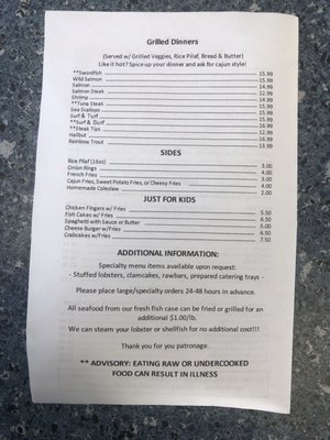 Menu photo 4 Steamers Newton, MA