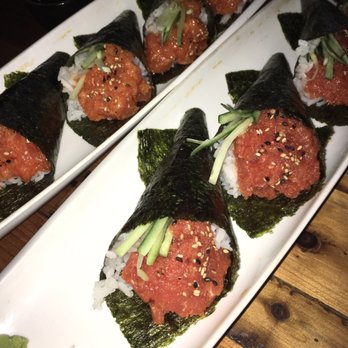 Nara - Spicy tuna and spicy salmon handrolls on the hh menu - Japanese Near Me - San Francisco, California Nara - Spicy tuna and spicy salmon handrolls on the hh menu - Japanese Near Me - San Francisco, California