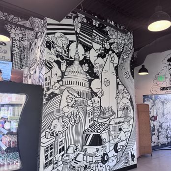 Phowheels - More of the wall art - Food Trucks Near Me - Burtonsville, Maryland