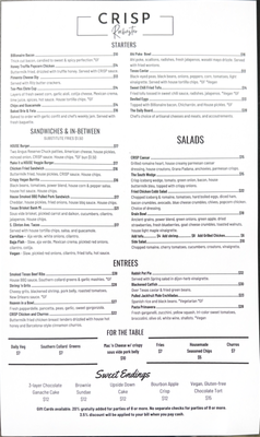 Menu photo 8 Crisp Rochester Rochester, NY
