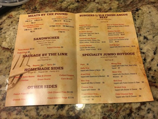Menu photo 1 SmokeHouse Grille Wall Township, NJ Menu photo 1 SmokeHouse Grille Wall Township, NJ