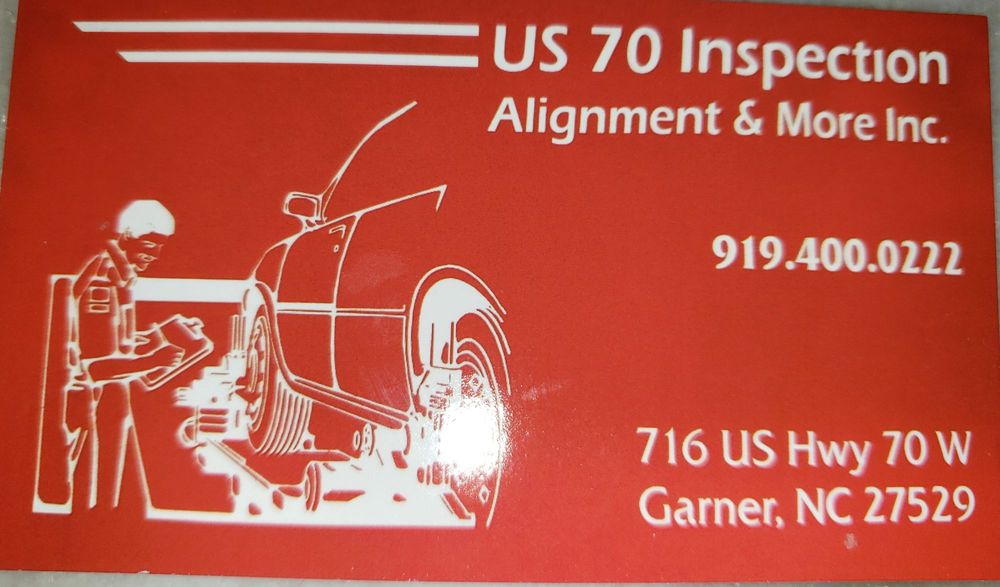 Us 70 Inspection Alignment & More