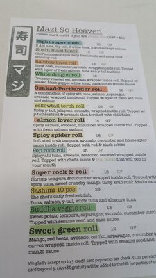 Menu photo 3 Sushi Mazi Portland, OR Menu photo 3 Sushi Mazi Portland, OR