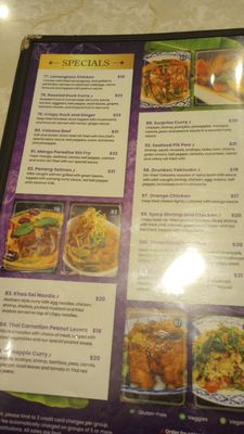 Menu photo 4 Thai Carnation Troutdale, OR