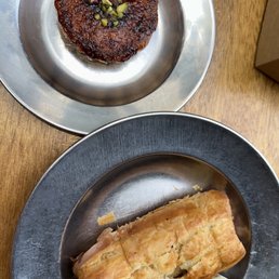 Pork and fennel pastry & pistatio ginger crème brûlée Pork and fennel pastry & pistatio ginger crème brûlée