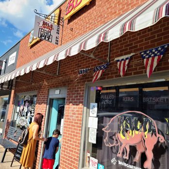 Bold BBQ Pit - a woman standing outside of a restaurant - Barbeque Near Me - Wylie, Texas