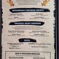 Neighbor's BBQ - Meats and sides