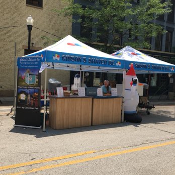 Gibson's Shaved Ice - Columbia Park - Our Taste of Tippecanoe setup. - Shaved Ice Near Me - Lafayette, Indiana Gibson's Shaved Ice - Columbia Park - Our Taste of Tippecanoe setup. - Shaved Ice Near Me - Lafayette, Indiana