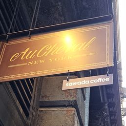 Exterior outside entrance of Au Cheval - New York, New York Exterior outside entrance of Au Cheval - New York, New York