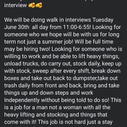 Gracie & Tate Merchandise - I will never visit a store that is openly sexist when they are hiring someone. I know plenty of women who are hard laborers. Do better.