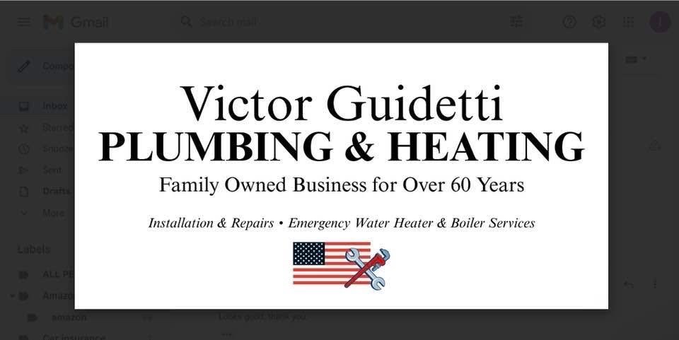 Slide of Victor Guidetti Plumbing & Heating