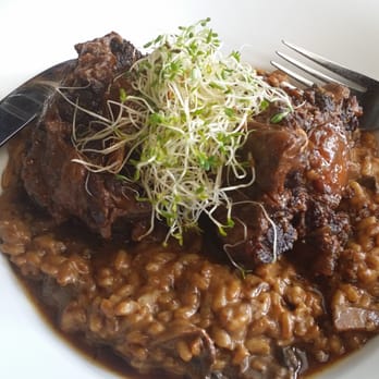 FINKA Table & Tap - Ox Tail with Mushroom Risotto - Asian Fusion Near Me - Miami, Florida FINKA Table & Tap - Ox Tail with Mushroom Risotto - Asian Fusion Near Me - Miami, Florida