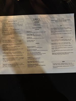 Menu photo 1 Emil's Bistro and Lounge Tullahoma, TN Menu photo 1 Emil's Bistro and Lounge Tullahoma, TN