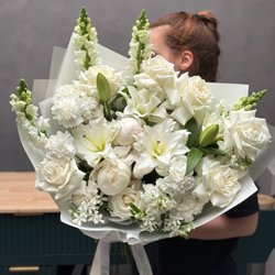 Bouquet of white flowers $175