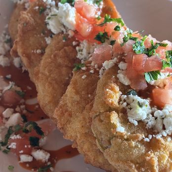 Julington Creek Fish Camp - Fried Green Tomatoes with tomato topping - Seafood Near Me - Jacksonville, Florida Julington Creek Fish Camp - Fried Green Tomatoes with tomato topping - Seafood Near Me - Jacksonville, Florida