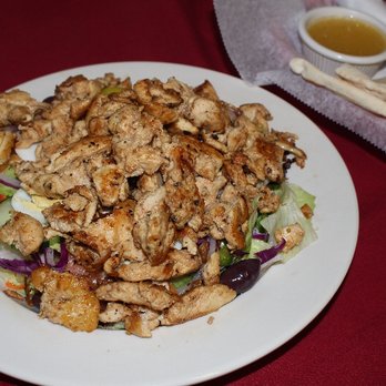 Big Beef - Our grilled chicken salad!Each salad comes with a side of dressing and Syrian bread. - Sandwiches Near Me - Millis, Massachusetts