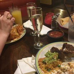 The champagne I had to flag down different waitresses to get lol horrible service The champagne I had to flag down different waitresses to get lol horrible service