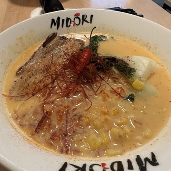 Midori Ramen - Red spicy chicken ramen - Ramen Near Me - North York, Ontario Midori Ramen - Red spicy chicken ramen - Ramen Near Me - North York, Ontario