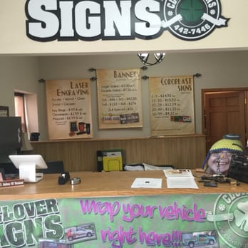 Clover Signs - Signmaking Near Me - Brazil, Indiana Clover Signs - Signmaking Near Me - Brazil, Indiana