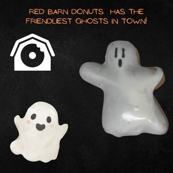 Red Barn Donuts - Ghost donut - Donuts Near Me - Rogers, Arkansas Red Barn Donuts - Ghost donut - Donuts Near Me - Rogers, Arkansas