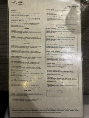 Menu photo 1 Louie's Cafe Leavenworth, WA Menu photo 1 Louie's Cafe Leavenworth, WA